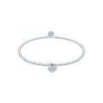 Elli - femme pendentif coeur engagement avec cristaux en argent sterling 925 bracelets 1 pieces female ... Elli - femme pendentif coeur engagement avec cristaux en argent sterling 925 bracelets 1 pieces female ...