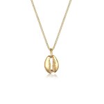 Elli - femme pendentif coquillage mer maritime - (925 / 1000) argent colliers 1 pieces female