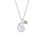 Elli - femmes pendentif coquillage avec pierre précieuse labradorite en argent sterling 925 colliers ... Elli - femmes pendentif coquillage avec pierre précieuse labradorite en argent sterling 925 colliers ...