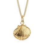 Elli - femme pendentif en coquillage tendance en argent sterling 925 colliers 1 pieces female