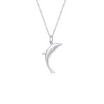 Elli - femmes pendentif dauphin ludique en argent sterling 925 colliers 1 pieces female Elli - femmes pendentif dauphin ludique en argent sterling 925 colliers 1 pieces female
