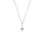 Elli - femme pendentif mail du symbole du mauvais ?il fminin en argent sterling 925 colliers 1 pieces ...