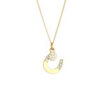 Elli - femmes pendentif fer  cheval trfle  quatre feuilles avec cristaux en argent sterling 925 colliers ...