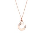 Elli - femmes pendentif fer  cheval trfle  quatre feuilles avec cristaux en argent sterling 925 colliers ...