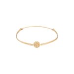 Elli - femmes pendentif fleur avec nylon en argent sterling 925 plaqué or bracelets 1 pieces female Elli - femmes pendentif fleur avec nylon en argent sterling 925 plaqué or bracelets 1 pieces female