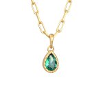 Elli premium - femmes pendentif goutte maillons aspect de chaine avec quartz en argent 925 plaqué or ... Elli premium - femmes pendentif goutte maillons aspect de chaine avec quartz en argent 925 plaqué or ...