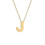 Elli - femme pendentif lettre j initiale - (925 / 1000) argent colliers 1 pieces female