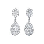 Elli premium - femmes pendentif d'oreilles chandelier glamoureux avec cristaux en argent sterling 925 ... Elli premium - femmes pendentif d'oreilles chandelier glamoureux avec cristaux en argent sterling 925 ...