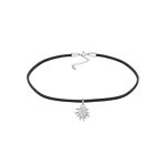 Elli - femme pendentif soleil choker tendance en argent sterling 925 colliers 1 pieces female