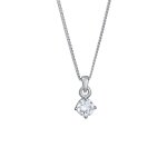 Elli premium - femmes pendentif solitaire étincelant avec moissanite en argent sterling 925 colliers ... Elli premium - femmes pendentif solitaire étincelant avec moissanite en argent sterling 925 colliers ...
