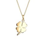 Elli - femmes pendentif trfle moderne porte - bonheur en argent sterling 925 colliers 1 pieces female ...