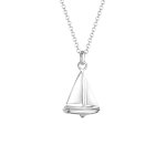 Elli - femmes pendentif voilier maritime en argent sterling 925 colliers 1 pieces female