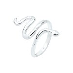 Elli - femmes serpent enlac statement en argent sterling 925 bagues 1 pieces female