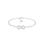 Elli - femmes symbole de l'infini avec cristaux en argent sterling 925 plaqué or rose bracelets 1 pieces ... Elli - femmes symbole de l'infini avec cristaux en argent sterling 925 plaqué or rose bracelets 1 pieces ...