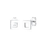 Elli - femme tendance au motif carré du clou d'oreilleen en argent sterling 925 boucles d'oreilles 1 ... Elli - femme tendance au motif carré du clou d'oreilleen en argent sterling 925 boucles d'oreilles 1 ...