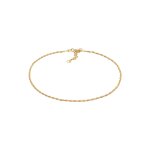 Elli - femmes torsad base intemporel tendance rglable en argent 925 sterling chanes de cheville 1 ...