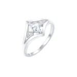 Elli - fianail femme legante avec pierre de zircone en argent sterling 925 bagues 1 pieces female