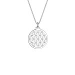Elli - fleur de vie collier femme (925 / 1000) argent colliers 1 pieces female