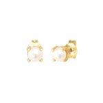 Elli - geo perle deau douce 925 argent boucles d'oreilles 1 pieces female