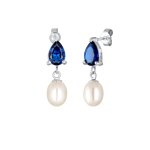 Elli - goutte saphir perle de culture d'eau douce boucles d'oreilles 1 pieces female