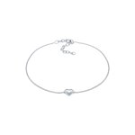 Elli - kids c?ur amour mignon t ajustable en argent sterling 925 chanes de cheville 1 pieces female ...