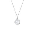 Elli - lettre n pendentif basic collier femme - (925 / 1000) argent colliers 1 pieces female