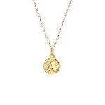 Elli - lettre a pendentif basic collier femme - (925 / 1000) argent colliers 1 pieces female