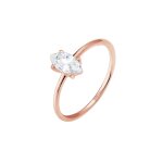 Elli - marquise zircone minimal 925 argent bagues 1 pieces female