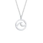 Elli - mer vague maritime t collier femme - (925 / 1000) argent colliers 1 pieces female