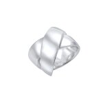 Elli premium - moderne dclaration croix bague femme - (925 / 1000) argent bagues 1 pieces female