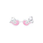 Elli - oiseaux emaille rosé clous d'oreilles enfants - (925 / 1000) argent boucles d'oreilles 1 pieces ... Elli - oiseaux emaille rosé clous d'oreilles enfants - (925 / 1000) argent boucles d'oreilles 1 pieces ...