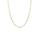 Elli - optique  grosses chanes ovales pour dames en argent 925 sterling colliers 1 pieces female