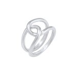 Elli - organique filigrane bague femme - argent (925 / 1000) bagues 1 pieces female