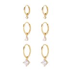 Elli - pendentif élégant pour dames avec cristaux de zircone en 925 / 1000 argent massif boucles d'oreilles ... Elli - pendentif élégant pour dames avec cristaux de zircone en 925 / 1000 argent massif boucles d'oreilles ...