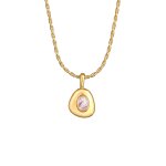 Elli premium - pendentif femme élégant avec pierre précieuse de quartz en argent sterling 925 plaqué ... Elli premium - pendentif femme élégant avec pierre précieuse de quartz en argent sterling 925 plaqué ...