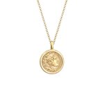 Elli - pendentif de pice de monnaie en argent sterling 925 colliers 1 pieces female