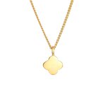 Elli - pendentif trfle dame symbole de chance classique en argent sterling 925 colliers 1 pieces female ...