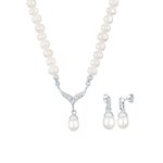 Elli - femmes perle avec cristal en argent sterling 925 coffret de bijoux 1 pieces female Elli - femmes perle avec cristal en argent sterling 925 coffret de bijoux 1 pieces female