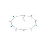 Elli - plaque pour dames turquoise summer boho avec perles howlite ajustable en argent sterling 925 chaînes ... Elli - plaque pour dames turquoise summer boho avec perles howlite ajustable en argent sterling 925 chaînes ...