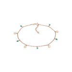 Elli - plaque pour dames turquoise summer boho avec perles howlite ajustable en argent sterling 925 chaînes ... Elli - plaque pour dames turquoise summer boho avec perles howlite ajustable en argent sterling 925 chaînes ...