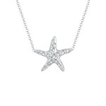 Elli - femmes étoile de mer maritime avec cristaux en argent sterling 925 colliers 1 pieces female Elli - femmes étoile de mer maritime avec cristaux en argent sterling 925 colliers 1 pieces female