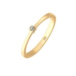 Elli - solitaire classique cristal 925 argent bagues 1 pieces female