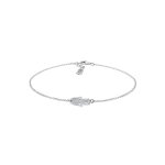 Elli - femmes bracelet de cheville hamsa main avec cristaux en argent sterling 925 chanes de cheville ...