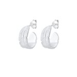 Elli - tendance festival de plumes pour femmes croles en argent 925 sterling croles 1 pieces female ...