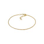 Elli - torsade de cordon pour dames tendance de base ajustable en argent sterling 925 bracelets 1 pieces ...