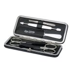 Erbe - manicure clip - top case range  siena , black, 5 pcs. mallette de maquillage 1 pieces unisex