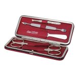 Erbe - manicure clip - top case range  siena , red, 5 pcs. kit manucure 1 pieces unisex