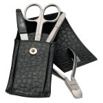 Erbe - set de manucure sacs srie 'pocket', noir, 4 pcs. mallette de maquillage 1 pieces unisex