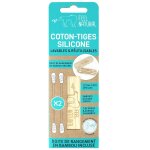 Feel natural - bote bambou et 2 cotons - tiges en silicone soin des oreilles 1 pieces unisex