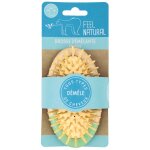 Feel natural - brosse à cheveux pocket ovale en bambou brosses plates 1 pieces unisex Feel natural - brosse à cheveux pocket ovale en bambou brosses plates 1 pieces unisex